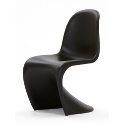 Krzesło FALA inspirowane Panton Chair, czarne