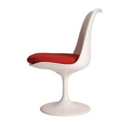 Krzesło TUL inspirowane Tulip Chair, białe