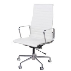 Fotel biurowy EC inspirowany Eames chair EA119 / biały