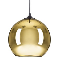 Lampa wisząca MIRROR GLOW - L złota 40 cm
